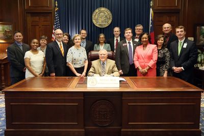 It was an honor to be present with Barney and PTAG leadership as Gov. Deal signed HB 505 into law. 