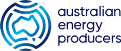 Logo of Australian Energy Producers with a stylized map of Australia.