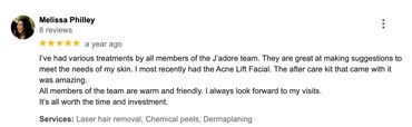 Jadore laser and spa white rock reviews