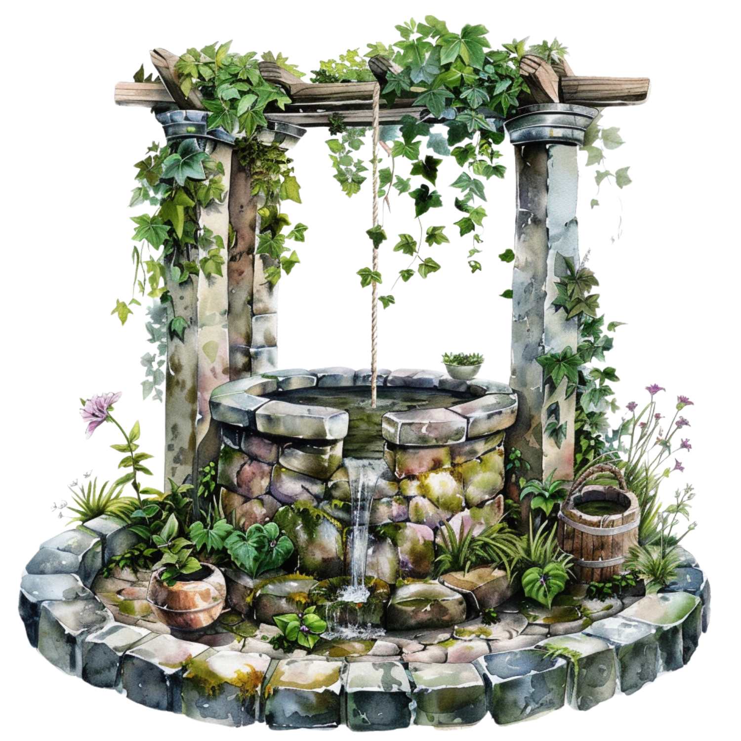 sacred well, water element, water