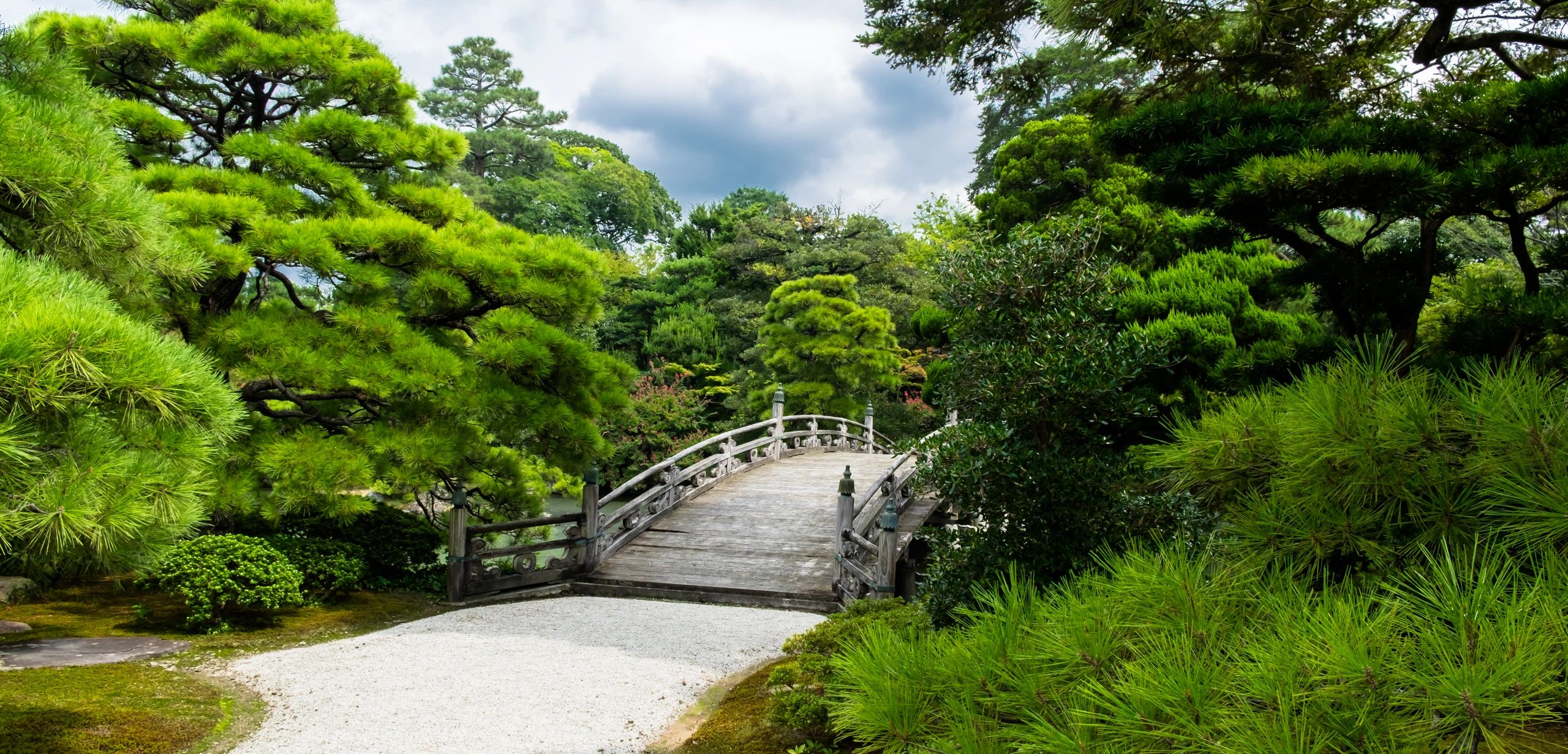 Japanse tuin in Kanazawa, Japan