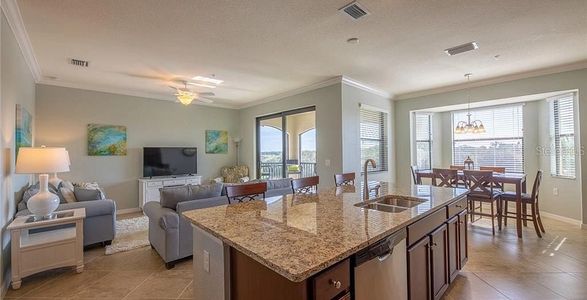 Large open air Kitchen, Living and Dining room for entertianing