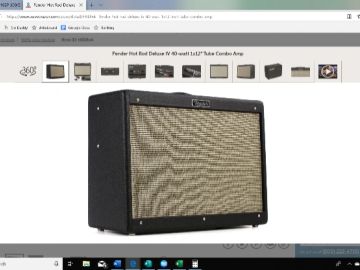 Fender Hot Rod Deluxe IV guitar amplifier.