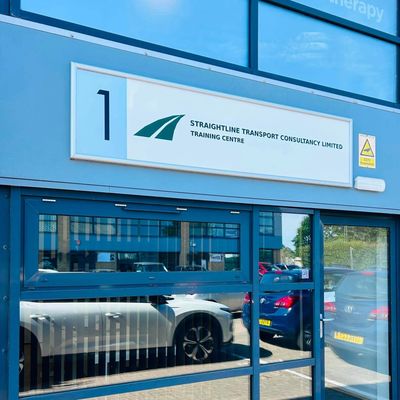 Entrance to Straightline Transport Consultancy training centre.