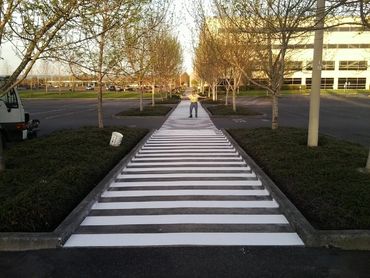 A man standing in the middle of the road