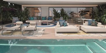 groundfloor with pool