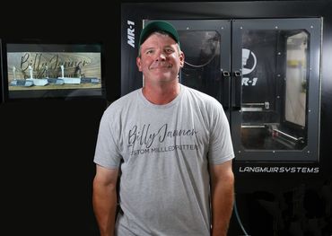 Billy Janner in his studio