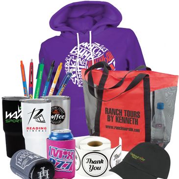 Marketing Depot
Shirts
Hoodies
Pens
Koozies
Coolies
stickers
labels
hats
tote bags