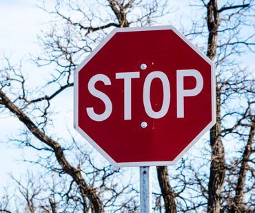 Department of Transportation street signs (STOP SIGN)