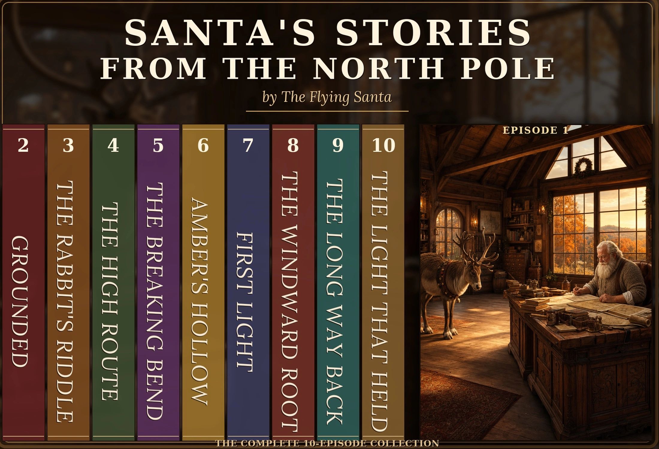 My New E Book Series Santa's Stories from the North Pole A Reindeer Adventure by Santa himself