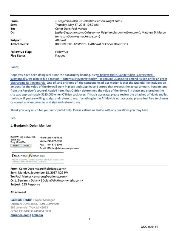 Receiver Promissory Note