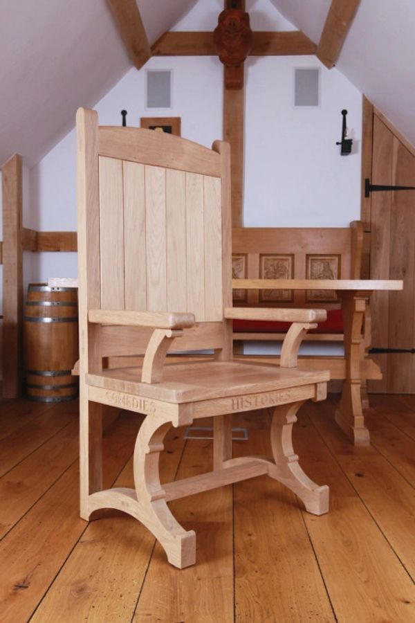 Elizabethan Style Chair made with English Oak