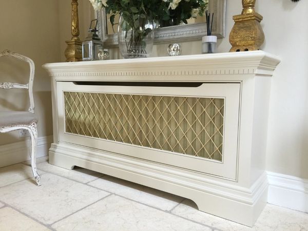 Radiator Case Made from Tulipwood with Brass Grill