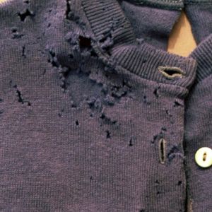 Holes in Cashmere jumper