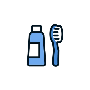 Toothbrush and Toothpaste icon