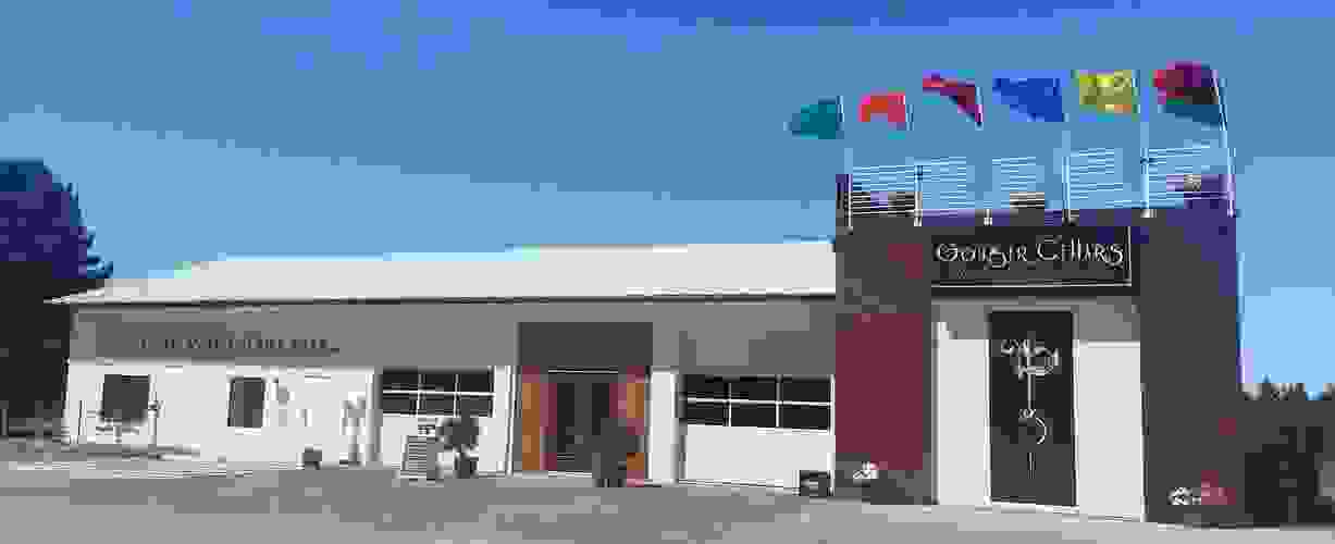 Gouger Cellars remodeled and moved into this beautiful Firehouse with rooftop seating in 2012