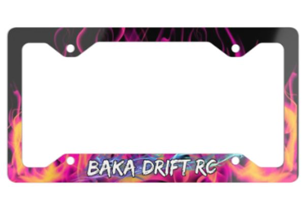 BAKA DRIFT RC METAL LICENSE PLATE FRAME V2