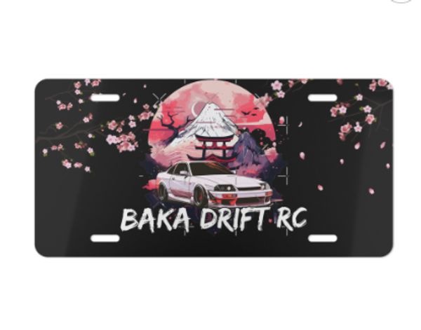 BAKA DRIFT RC VANITY PLATE V2