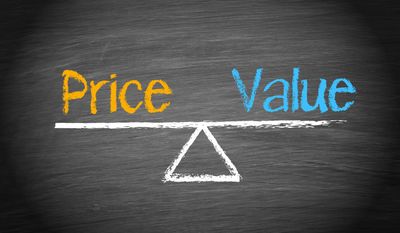 Affordable Pricing Value Scale