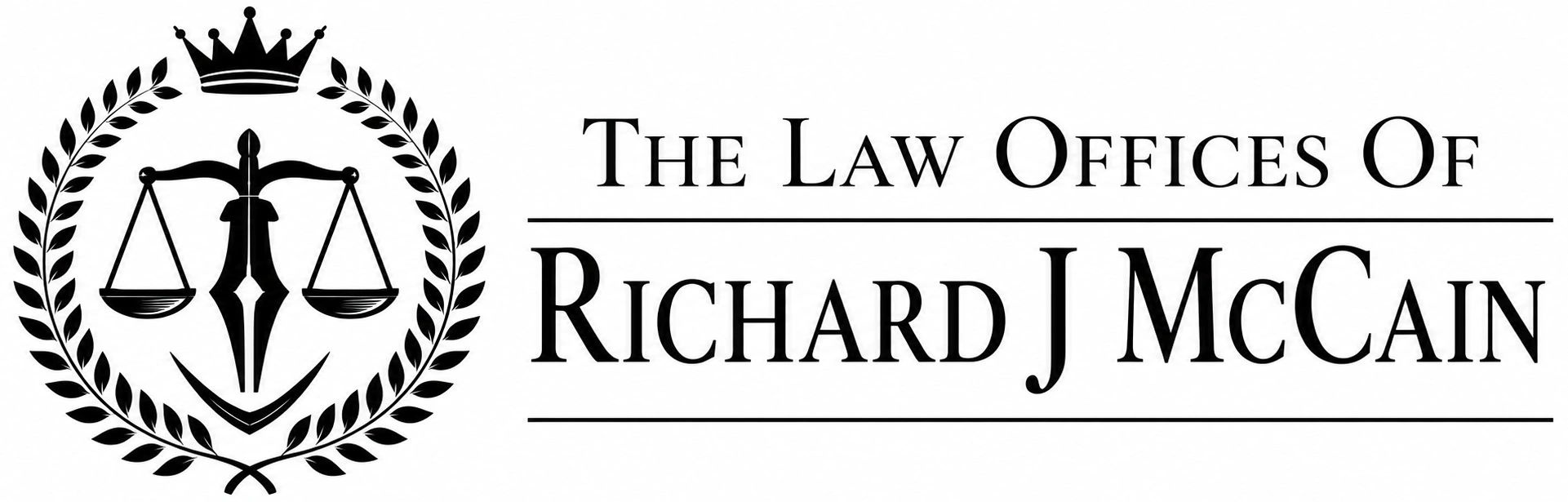 Logo for The Law Offices of Richard J McCain.