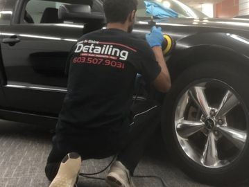 Paint correction on a mustang