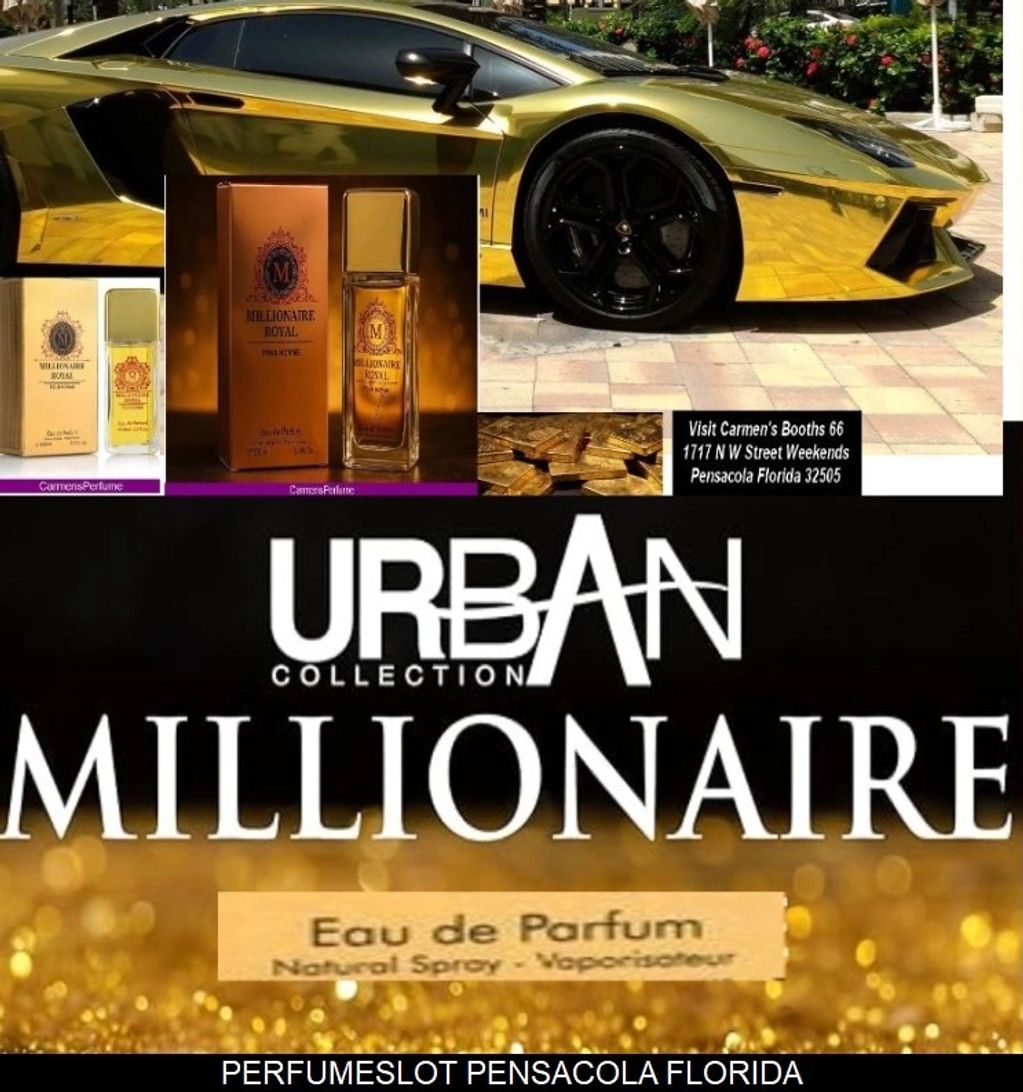 Millionaire Royal Cologne Men 3.4 oz EDT
Or Millionaire for Men Urban Collection 3.4oz Edt spray