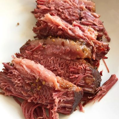 Corned Beef made with Sweet & Cute Coffee Syrup