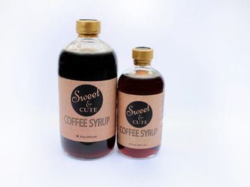 Coffee Syrup made with real coffee and organic sugar