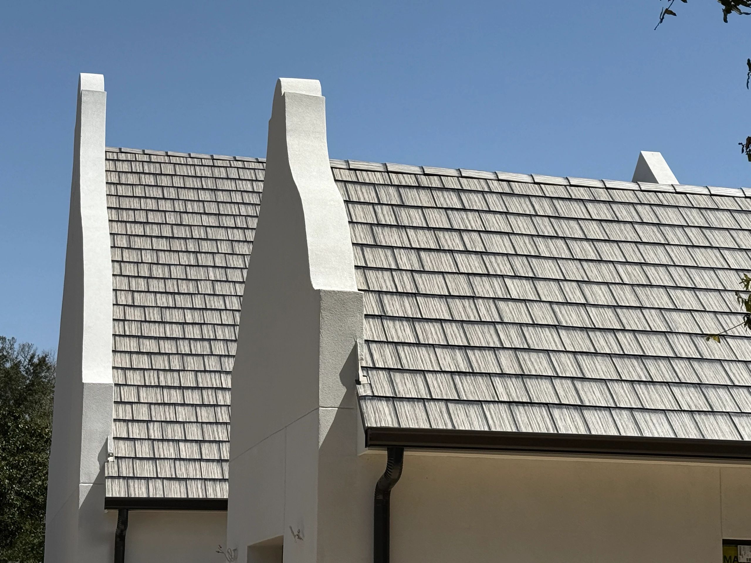EDCO Metal Shingle Roof in Moondance neighborhood on Bear Point in Orange Beach. Style is Generation