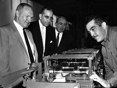 Our Founder, Bob Wells, visit Reynolds Building Products' Aluminum Siding and Metal Roof Factory