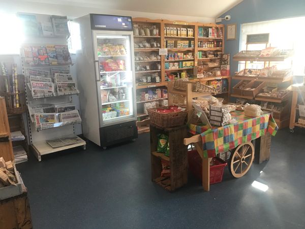 Spaxton Community Store interior with goods