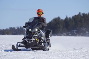 Snowmobiling