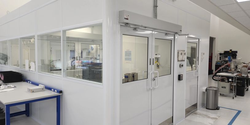 ISO 7 Cleanroom for electronic testing and implanted polymer devices.