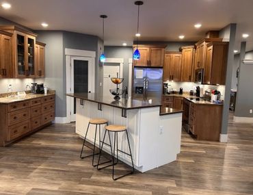 Kitchen at Curtis Hill Estate Senior Living