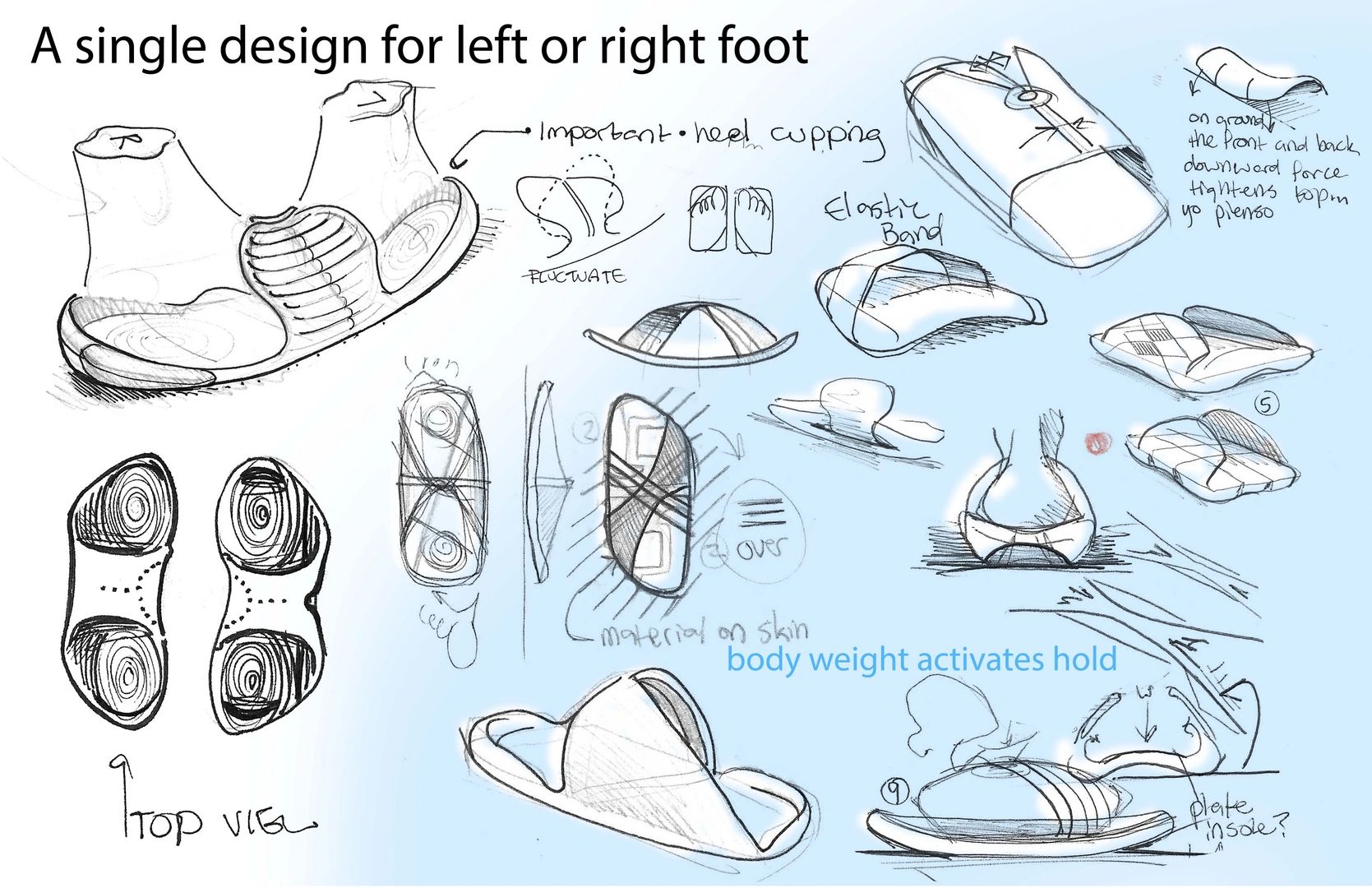 shoe design for house slipper