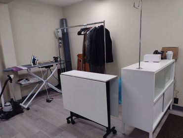 Steam and press station