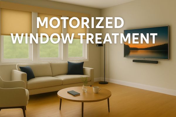 Motorized Window Treatment Installation
