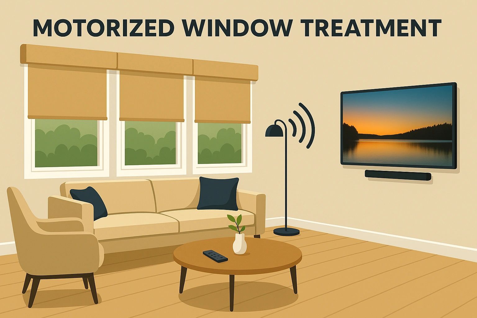 Motorized Window Treatment Installation