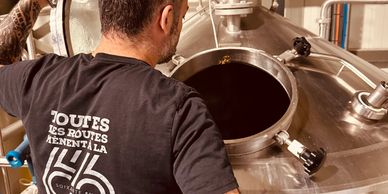 Cuve en inox pour le dry hopping (houblonnage à cru)