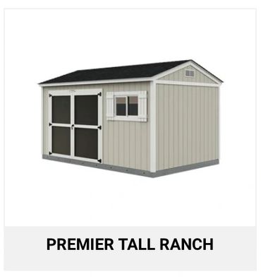 premier tall ranch storage shed