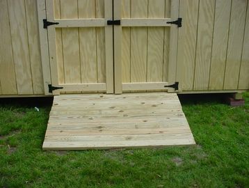 shed ramp storage ramps