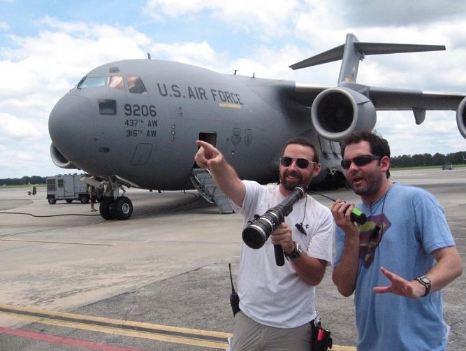 Witt Lacy, on location in Charleston, SC, working on "Army Wives."