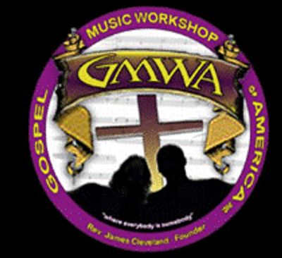 Logo for Gospel Music Workshop of America.