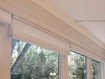 Fitted modern window blinds and  roman blinds, renovation Ottawa