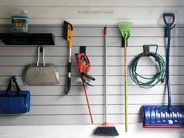 garage and shed organization with custom storage and Slats system renovation Ottawa