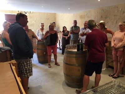 Group in our tasting room