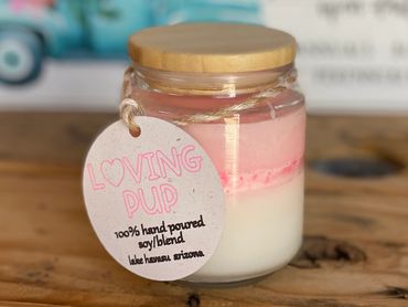 Loving Pup Scented Candle's are a great addition to every home.