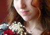 Red Headed Bride  photographed at Pine Manor.  Budget-wedding-flowers, cheap-brides-bouquets