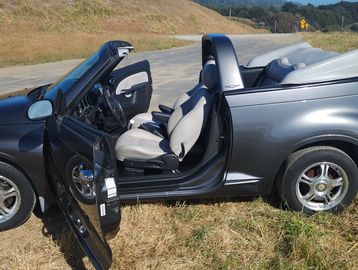 The 2005 Chrysler PT Cruiser Convertible combines retro-inspired styling with open-air driving enjoy