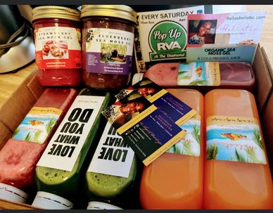 We are a holistic wellness shop, we specialize at in sea moss and fresh detox juice